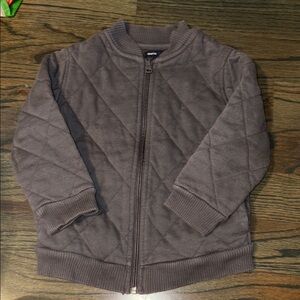 Boys Gap Gray Quilted Jacket size XS (4-5)